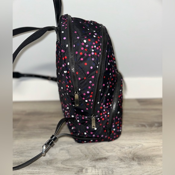 SOLD ✅Kate Spade Karissa Nylon Quilted Festive Confetti Backpack - Picture 7 of 10